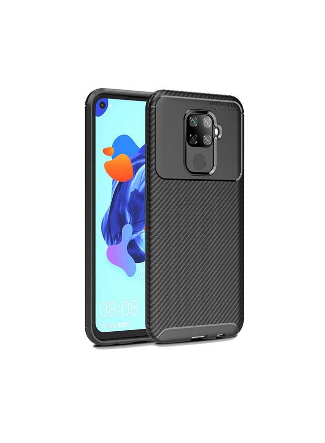 Ozone Carbon Fiber Series Slim Ultra-Thin Lightweight Flexible Protective Cover For Huawei Mate 30 Lite/Nova 5i Pro Black