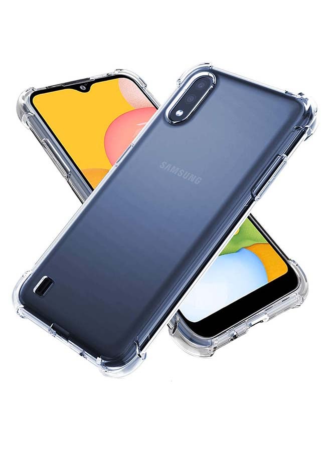 Muzz Protective Case Cover For Samsung Galaxy A01 Clear 