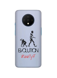 Slim Snap Basic Series Anti-Scratch Customized Mobile Case Cover For OnePlus 7T Evolution, Really (Blue)