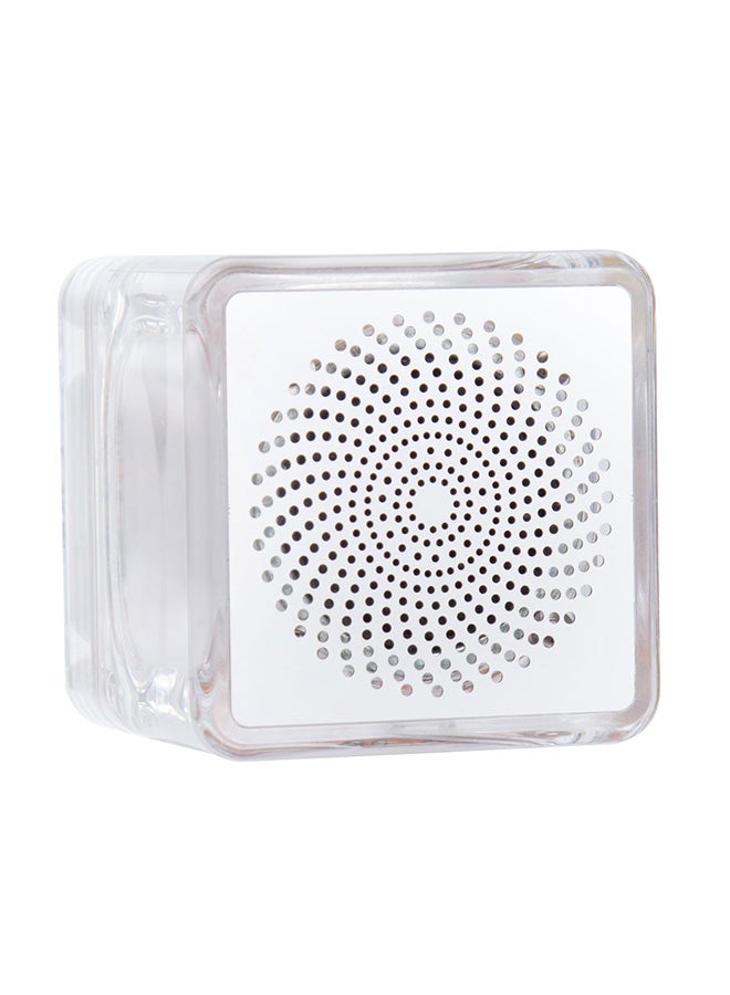 Generic - Yun-Yun Portable Bluetooth Speaker White/Clear - Image 1