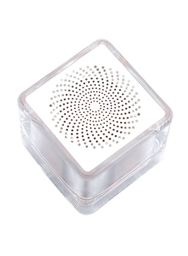Generic - Yun-Yun Portable Bluetooth Speaker White/Clear - Image 1