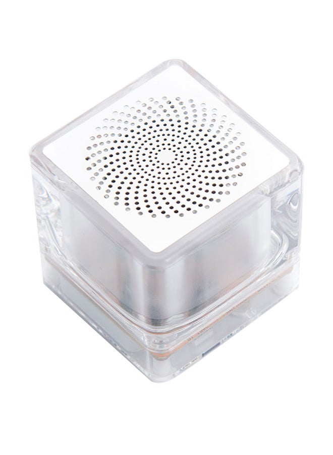 Generic - Yun-Yun Portable Bluetooth Speaker White/Clear - Image 1