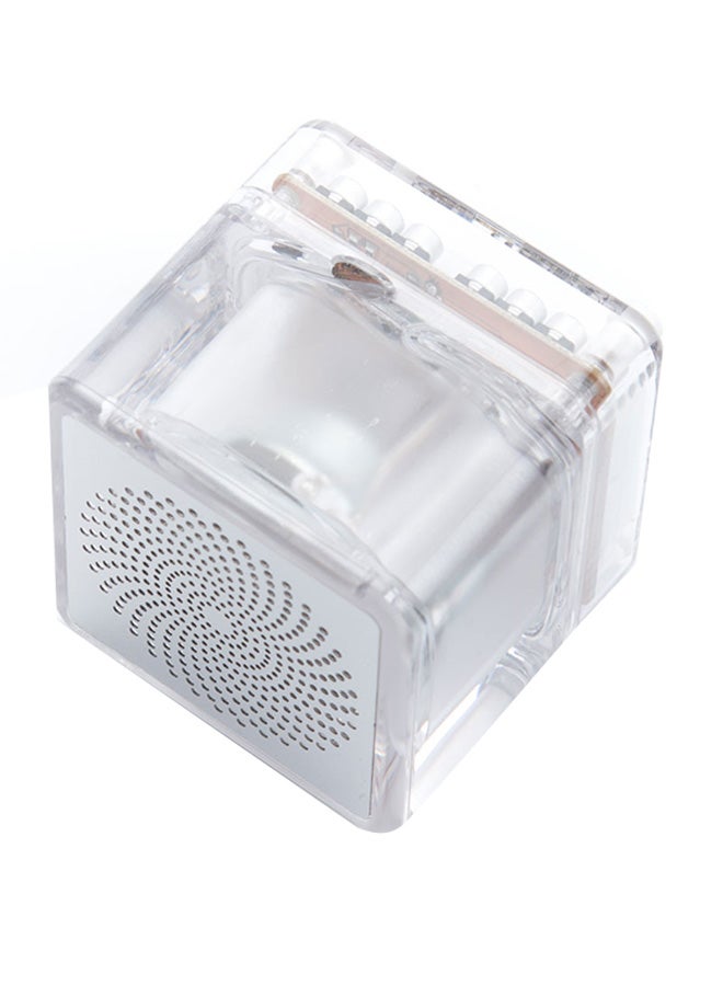 Generic - Yun-Yun Portable Bluetooth Speaker White/Clear - Image 1
