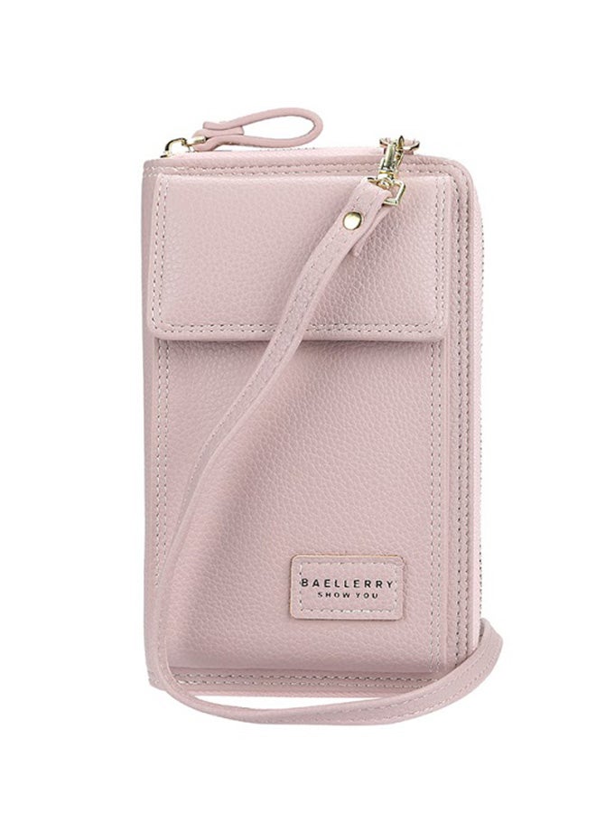 بايلليري حقيبة كروس للهاتف الموبايل مع حزام كتف أرجواني