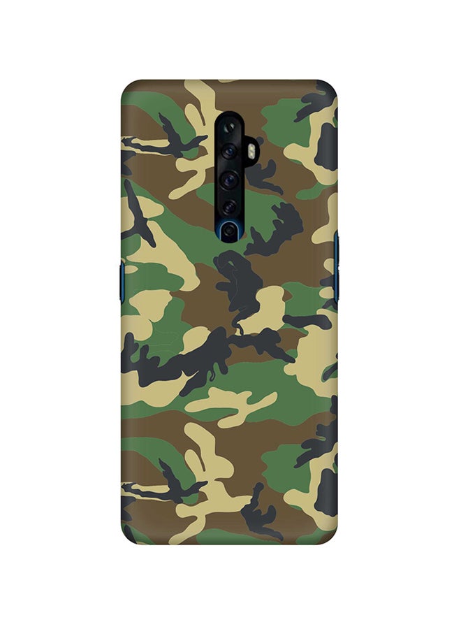 Stylizedd Slim Snap Basic Series Anti-Scratch Customized Mobile Case Cover For Oppo Reno2 Jungle Camo 
