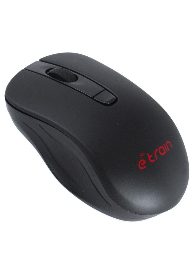 E-Train MO500 Wireless Mouse Black - Image 3