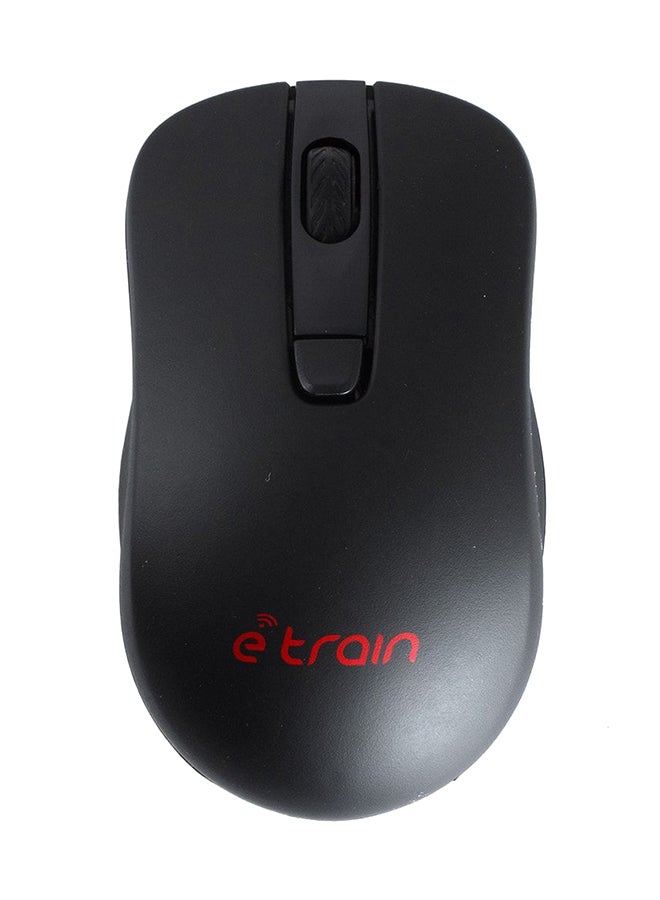 E-Train MO500 Wireless Mouse Black - Image 1
