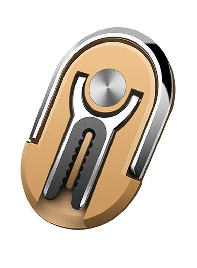 Generic Multipurpose 360 Degree Car Air Vent Grip Mount Stand Rotation Magnetic Finger Ring Phone Holder Bracket Gold  - Image 1