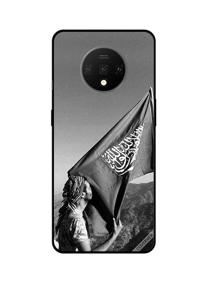 Covernex OnePlus 7T Case Cover Solder Kissing Saudi Arabia Black Classic Full Print 