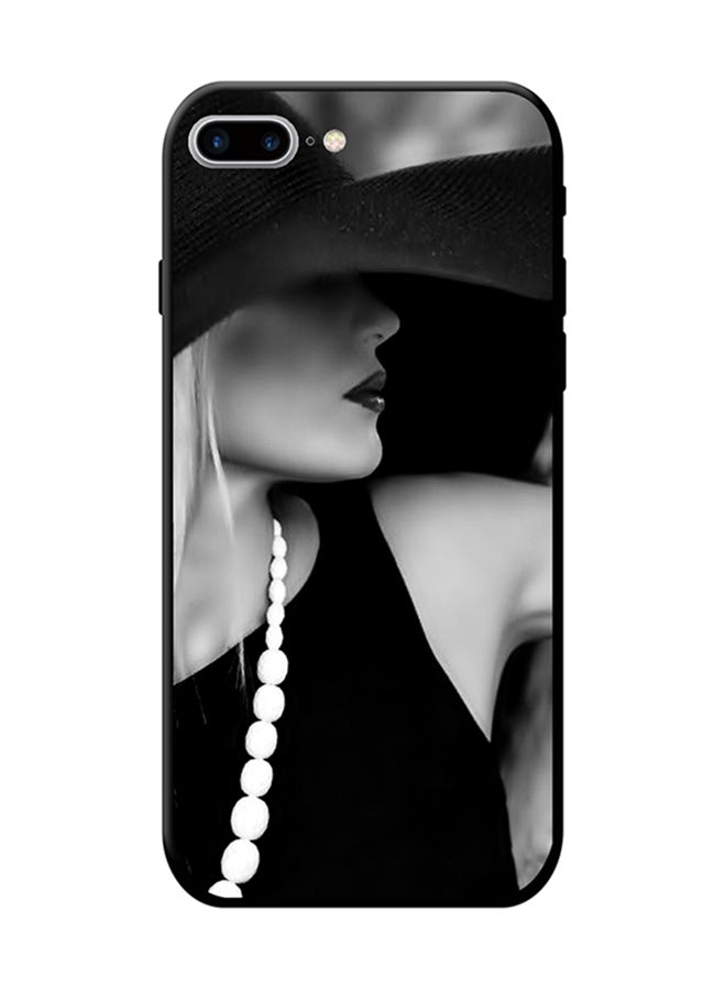 BLACKZ Protective Case Cover For Apple iPhone 8 Plus Black/White/Grey