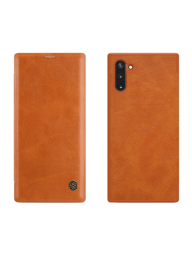 Nillkin Leather Flip CaseCover For Samsung Galaxy Note 10 N970 Brown - Image 1