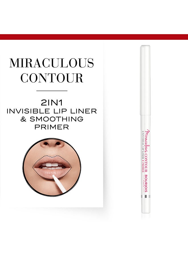 BOURJOIS PARIS - Miraculous Contour Lips 0.25 g 00 Universal Shade - Image 1