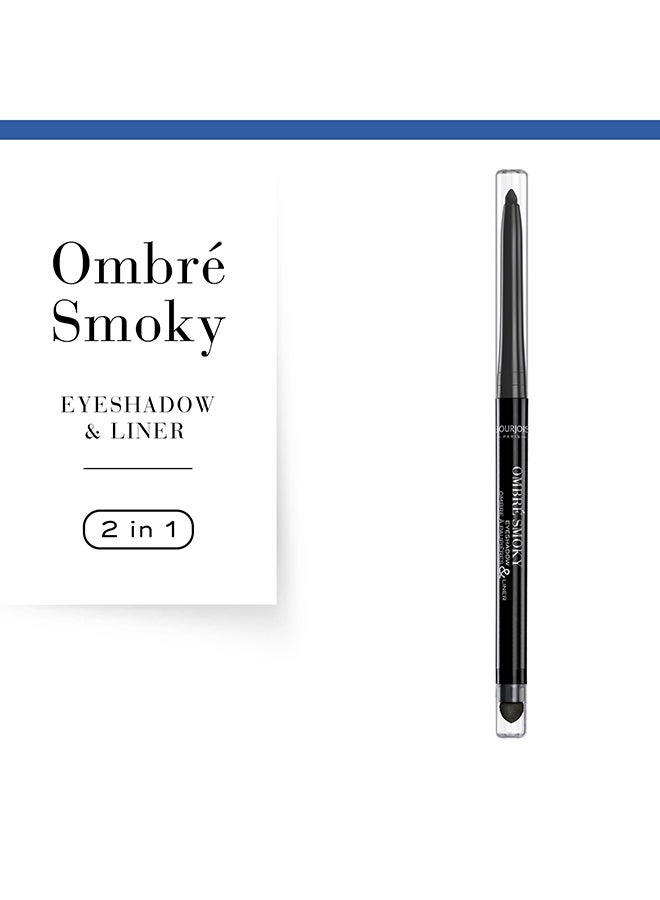 BOURJOIS PARIS Ombre Smoky Eyeshadow And Liner 0.28 g Black - Image 4