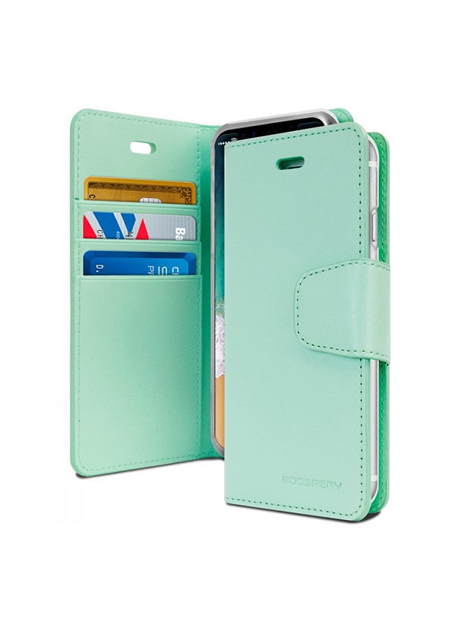 GOOSPERY Leather Protective Case Cover For iPhone XR Turquoise - Image 1