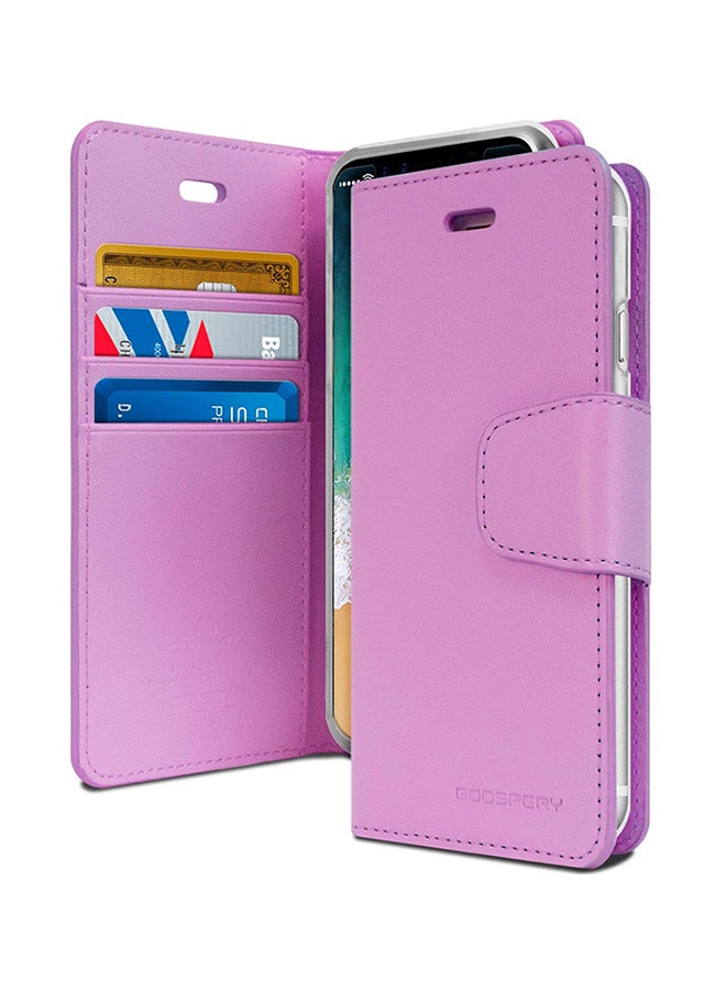 Leather Protective Case Cover For iPhone XS Max Purple - v1588851116/N36457838A_1