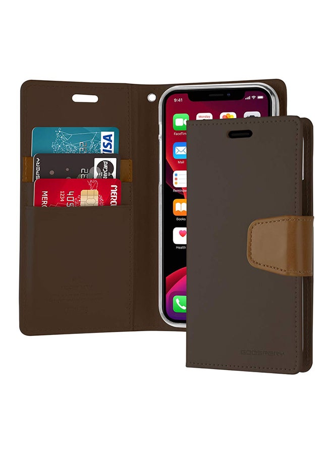 GOOSPERY Leather Protective Case Cover For iPhone 11 Dark Brown  - Image 1