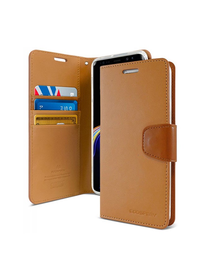GOOSPERY Leather Protective Case Cover For Samsung Galaxy Note 9 Light Brown - Image 1