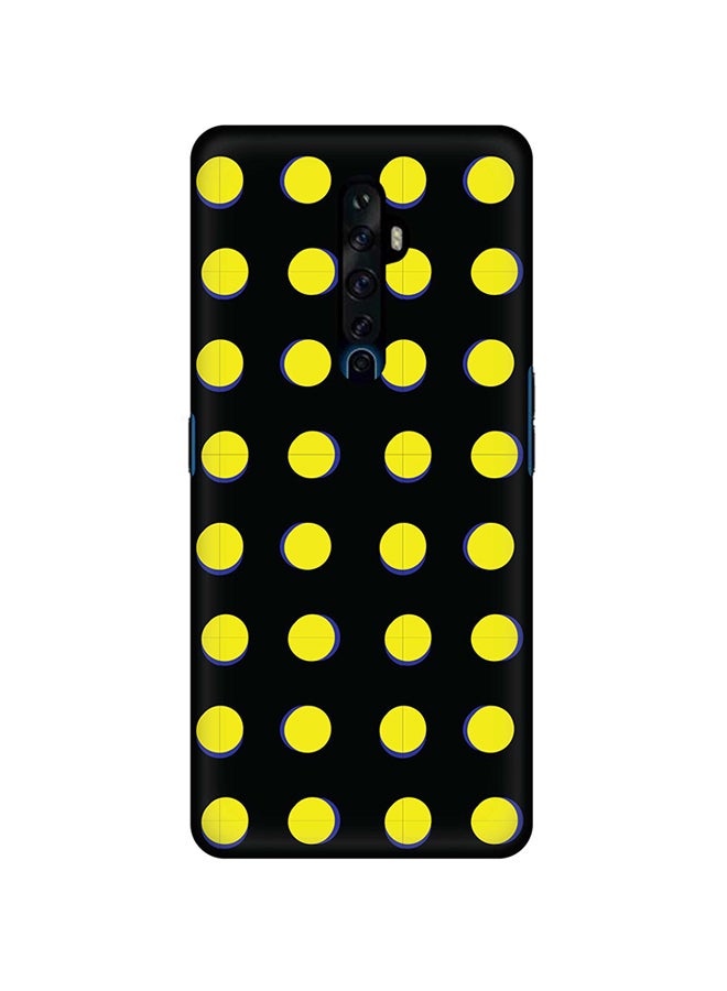 Stylizedd - Slim Snap Basic Series Anti-Scratch Customized Mobile Case Cover For Oppo Reno2 Yellow Dots - Image 1