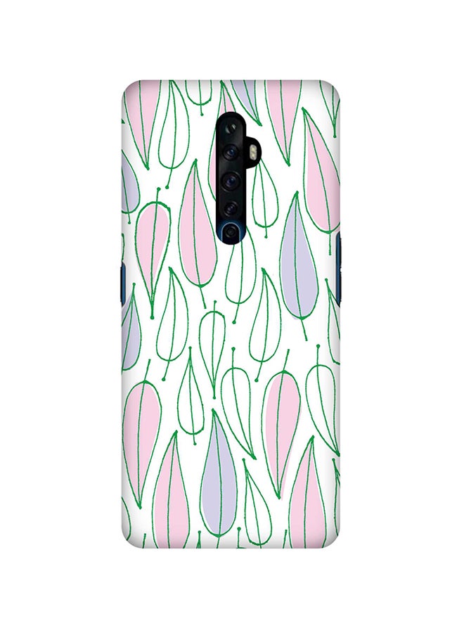 Stylizedd - Slim Snap Basic Series Anti-Scratch Customized Mobile Case Cover For Oppo Reno2 Pastel Summer - Image 1