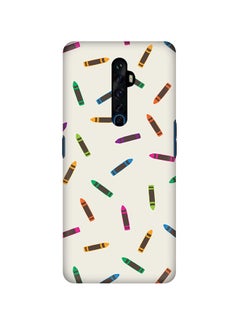 Slim Snap Basic Series Anti-Scratch Customized Mobile Case Cover For Oppo Reno2 Crayon Pary