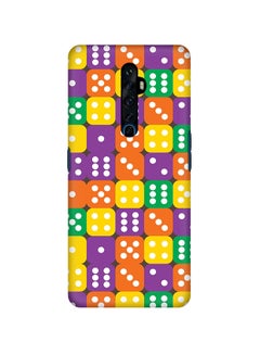 Slim Snap Basic Series Anti-Scratch Customized Mobile Case Cover For Oppo Reno2 Dice Roll