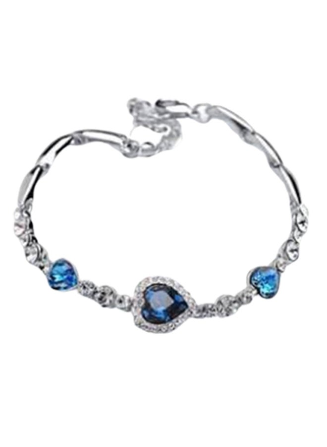 Beauenty Crystal Rhinestone Heart Design Bracelet  - Image 2