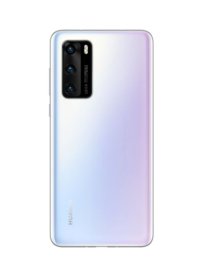 HUAWEI - P40 Dual SIM Ice White 8GB RAM 128GB 5G LTE - Image 1