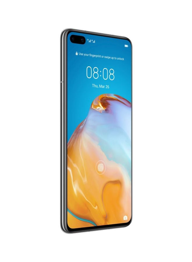 HUAWEI - P40 Dual SIM Ice White 8GB RAM 128GB 5G LTE - Image 1