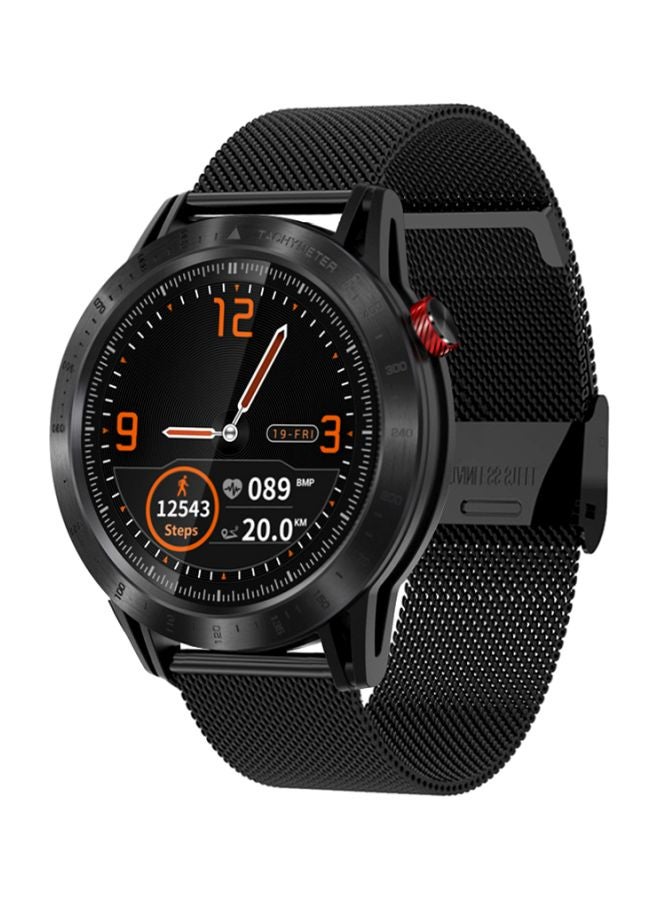 Waterproof Bluetooth Smartwatch Black  - Image 1