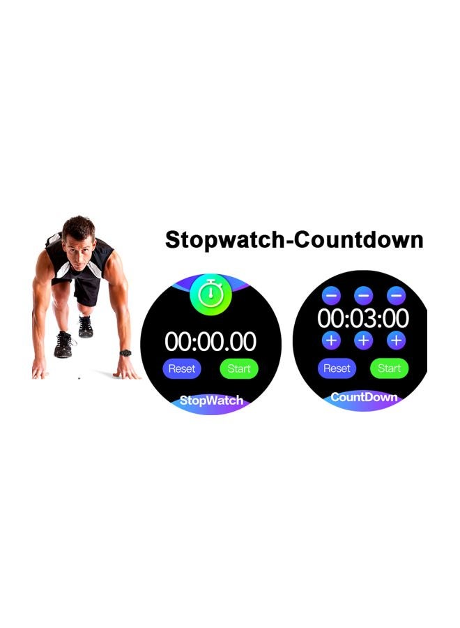 Waterproof Bluetooth Smartwatch Black  - Image 3