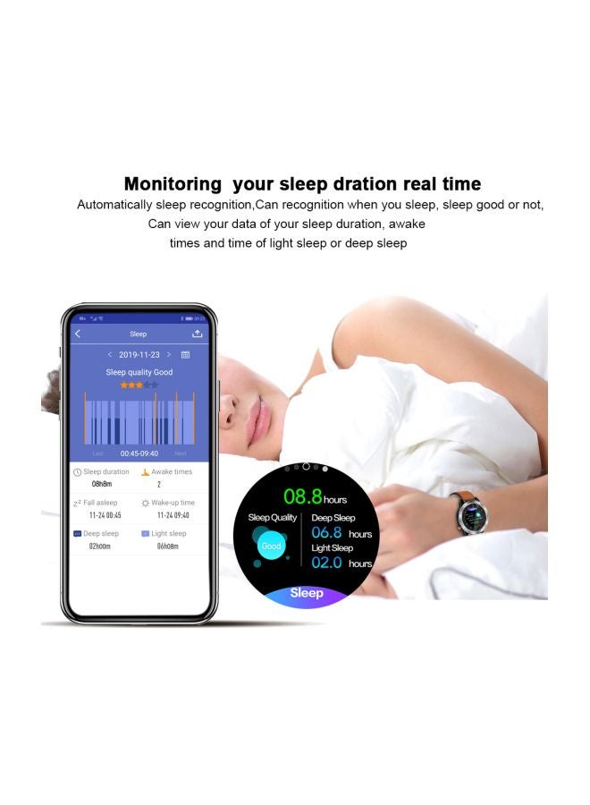 Waterproof Bluetooth Smartwatch Black  - Image 4