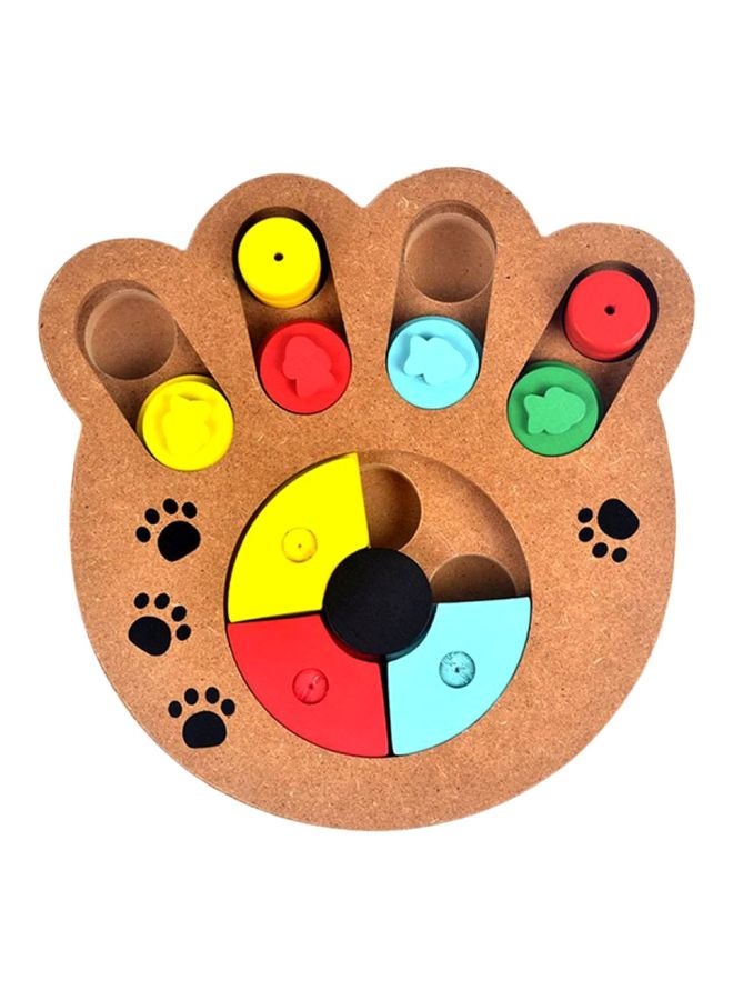 Claw Shaped Puzzle Toy Brown/Red/Blue 24x23.5x3cm