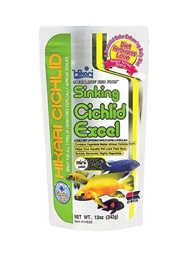 Sinking Cichlid Excel Fish Food Grey - v1588862364/N37542646A_1