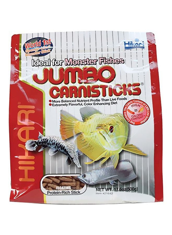 هيكاري طعام جامبو كارني ستيكس على شكل حبيبات طافية للأسماك