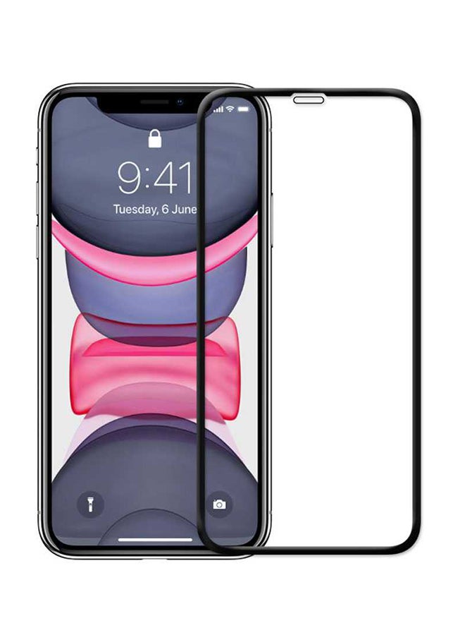 3D Tempered Glass Screen Protector For Apple iPhone 11 Pro Max Clear/Black