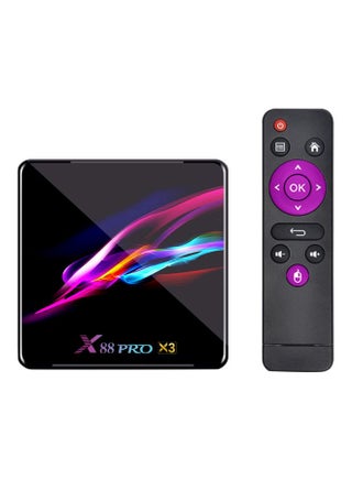 تي في بوكس ذكي بنظام أندرويد  9 طراز X88 Pro X3 V7491UK-32G أسود - v1588865305/N37531380A_1