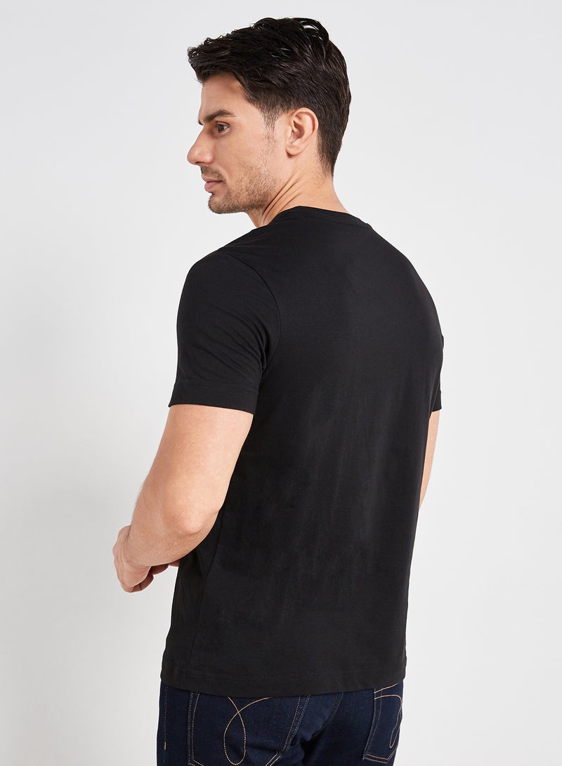 لوتو تيشيرت L73 III أسود/أصفر - Image 2