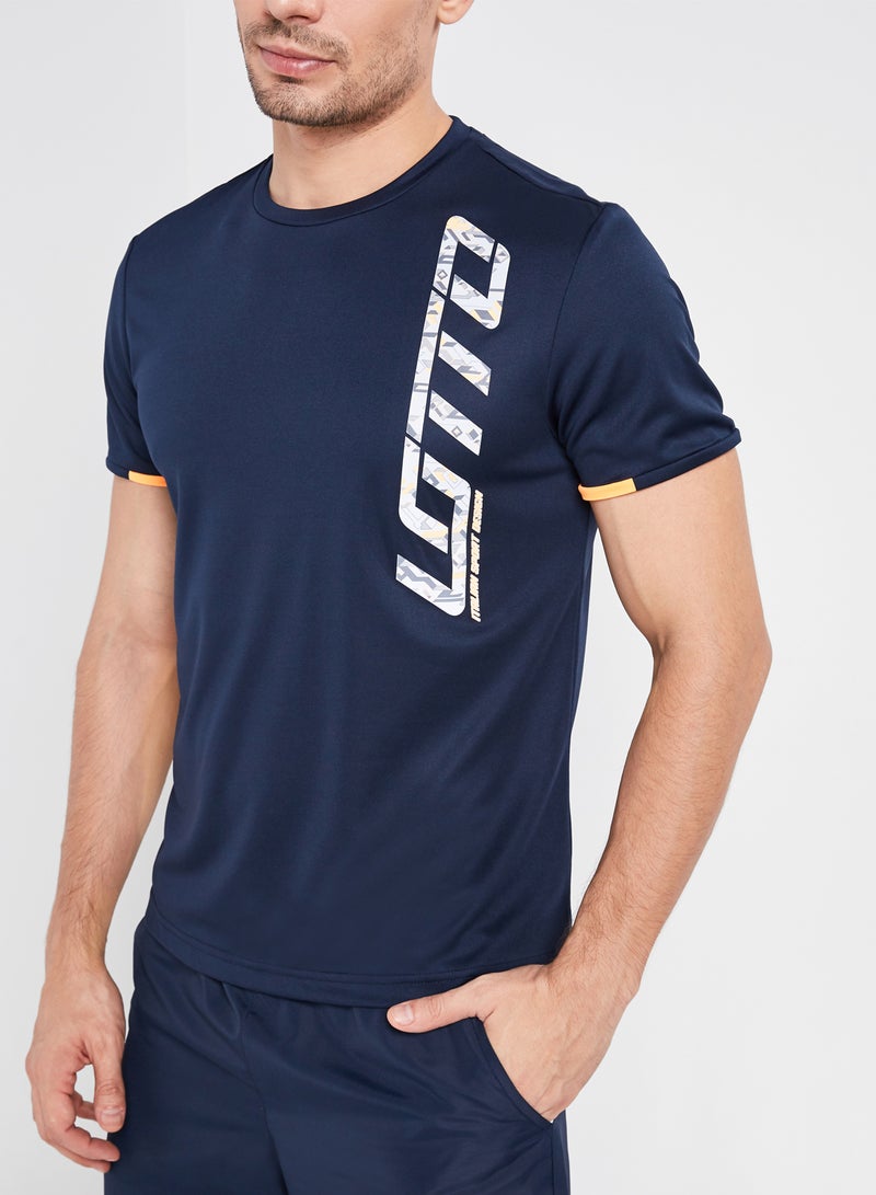 لوتو تيشيرت ديفين IV أزرق - Image 4