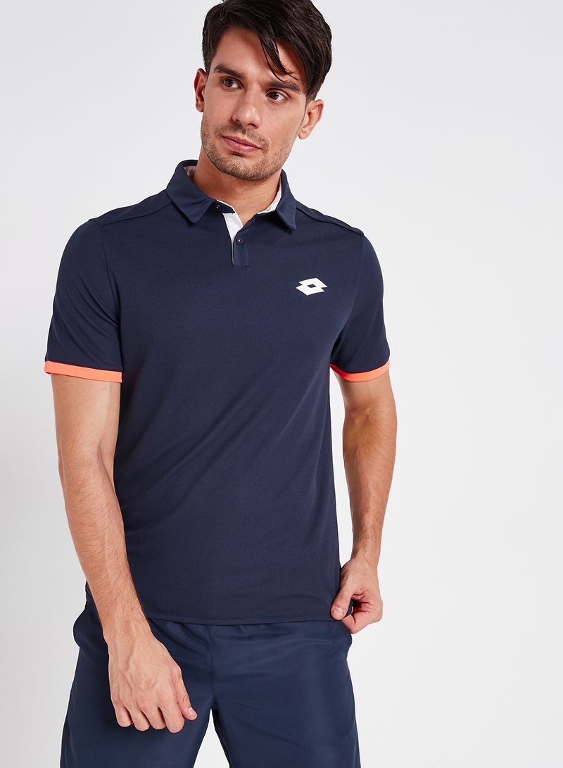 AYDEX IV Polo T-Shirt Navy/Orange - v1588866719/N34573070V_1