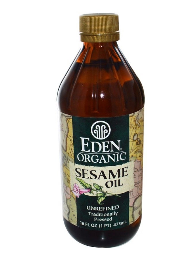 Eden Foods Unrefined Sesame Oil 473ml - Image 1