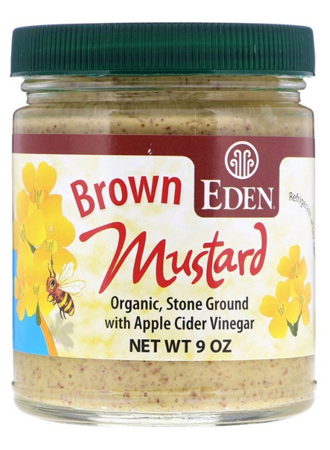 Eden Foods Brown Mustard Salad Dressing 255grams  - Image 1
