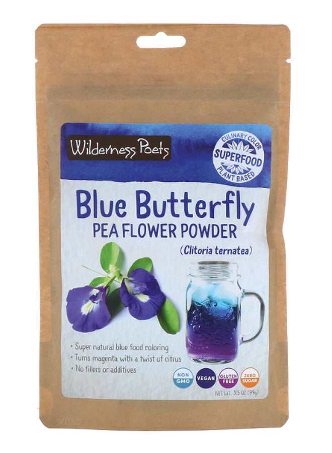 Wilderness Poets - Blue Butterfly Pea Flower Powder 99grams - Image 1