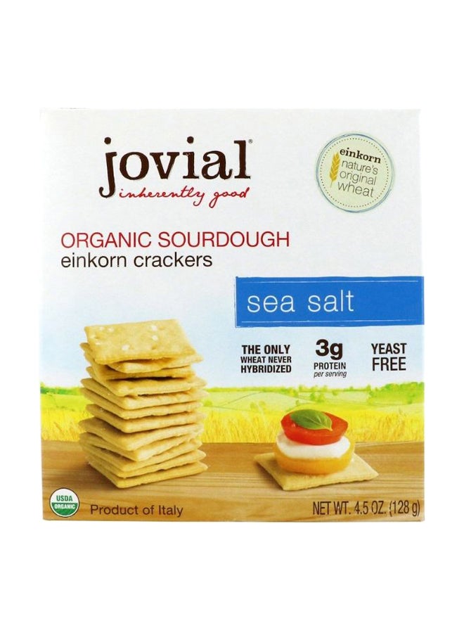 جوفيال مقرمشات ساور دو إينكورن العضوية بملح البحر 128جرام - Image 1