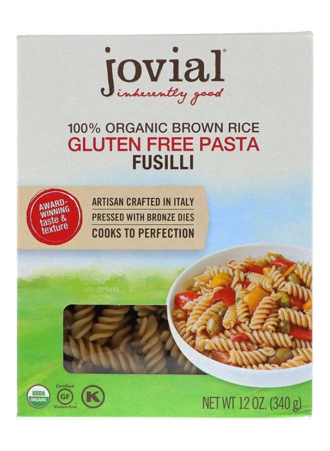 Jovial Organic Brown Rice Fusilli Pasta - Image 1