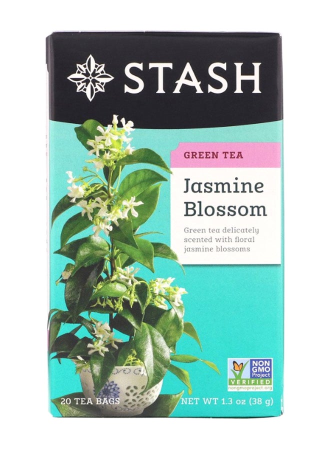 Stash Tea - Jasmine Blossom Green Tea 20 Bags - Image 1