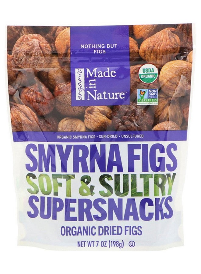 MADE IN NATURE Dried Smyrna Figs Soft And Sultry Supersnacks 198grams - Image 1
