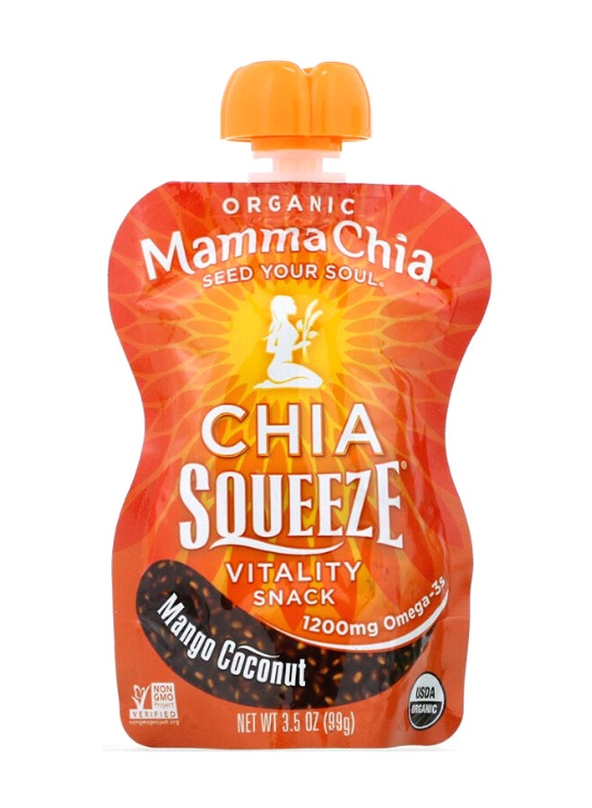 مجموعة عصير المانجو وجوز الهند للوجبات الخفيفة الحيوية