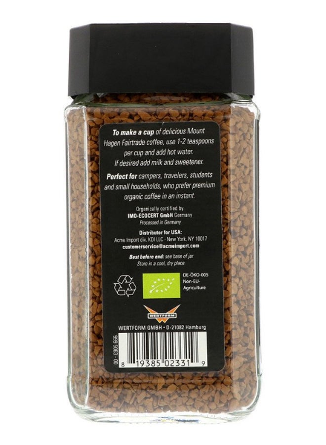 Mount Hagen - Instant Organic Fairtrade Coffee 100grams - Image 1