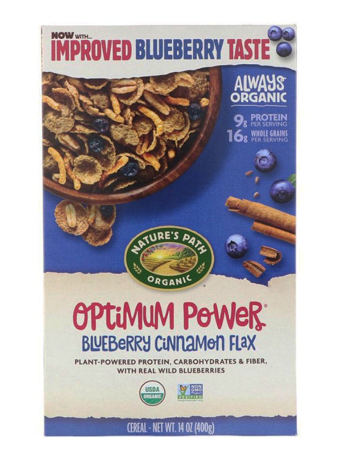 Nature's path Organic Optimum Power Blueberry Cinnamon Flax Cereal 400grams