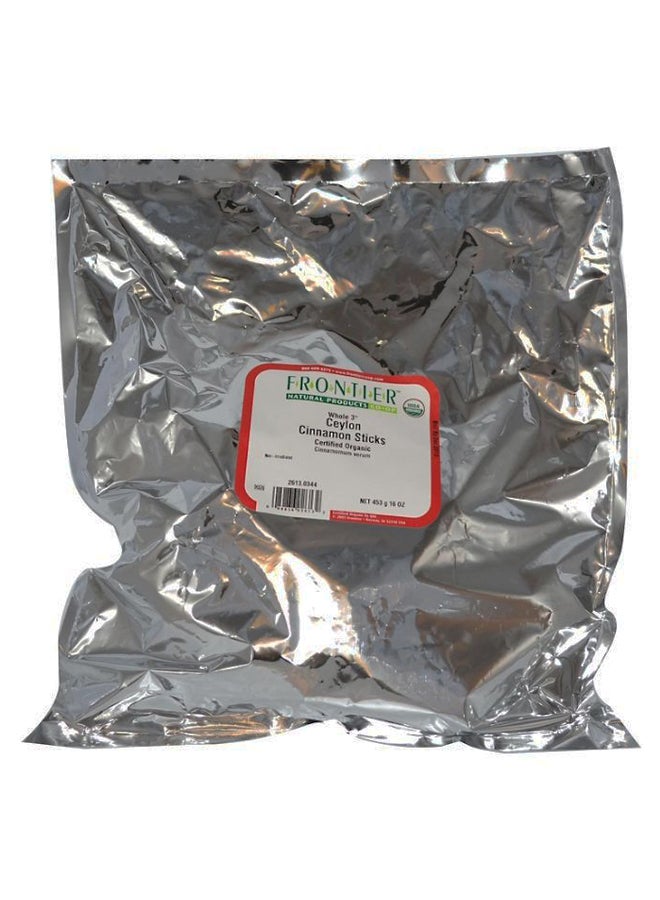 Frontier Natural Products Organic Whole Ceylon Cinnamon Sticks 453grams  - Image 1